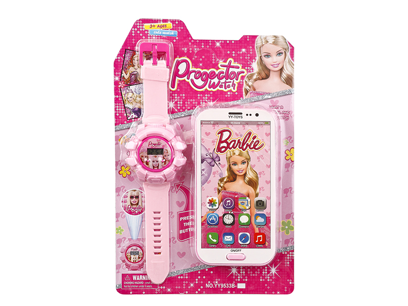 Kids Projection Electronic Watch With Mobile Phone