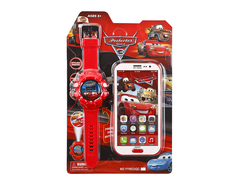 Kids Projection Electronic Watch With Mobile Phone Toy