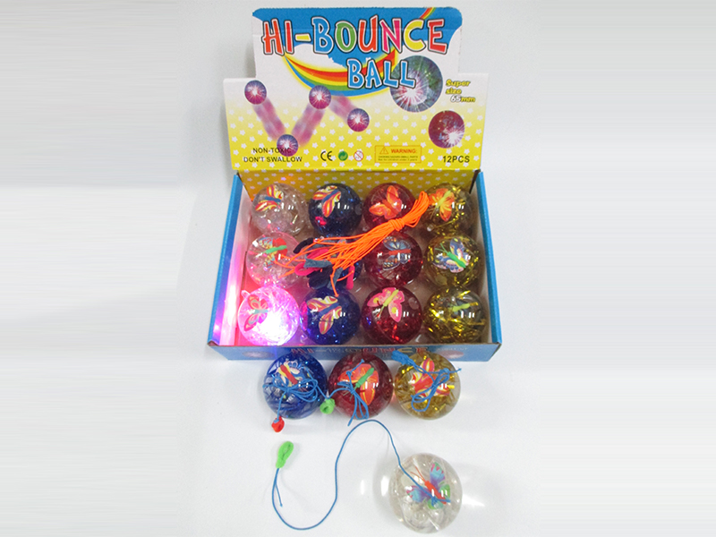 12PCS 6.5Cm Jumping Ball Toy