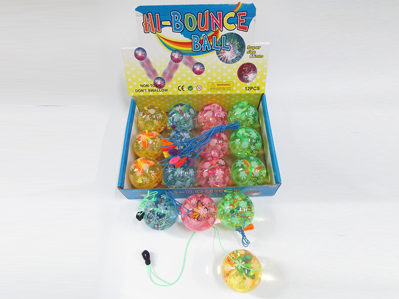 12PCS 6.5Cm Jumping Ball Toy