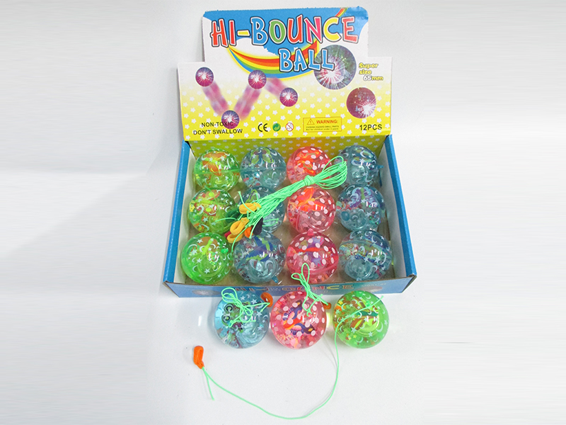 12PCS 6.5Cm Jumping Ball Toy