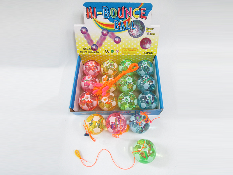 12PCS 6.5Cm Jumping Ball Toy