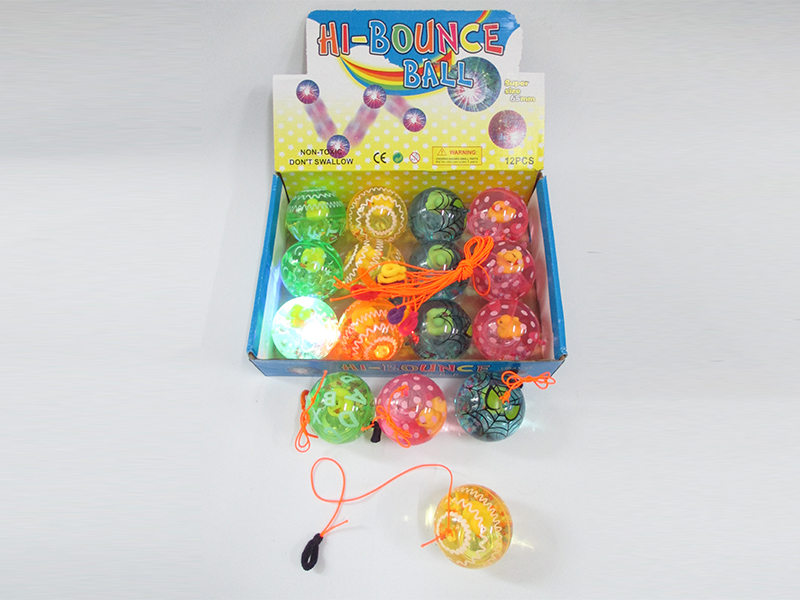 12PCS 6.5Cm Jumping Ball Toy