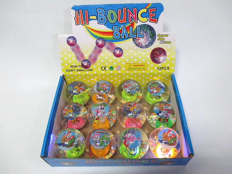 12PCS 6.5Cm Jumping Ball Toy