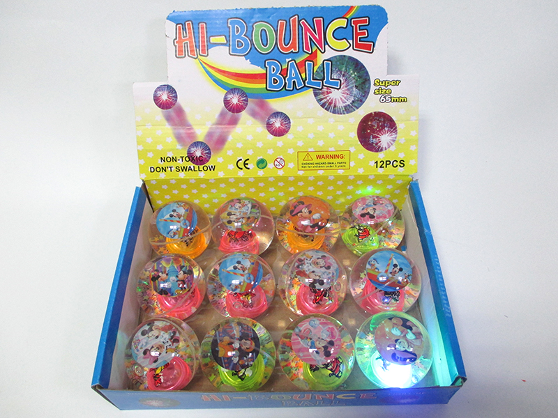 12PCS 6.5Cm Jumping Ball Toy