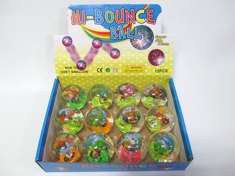 12PCS 6.5Cm Jumping Ball Toy