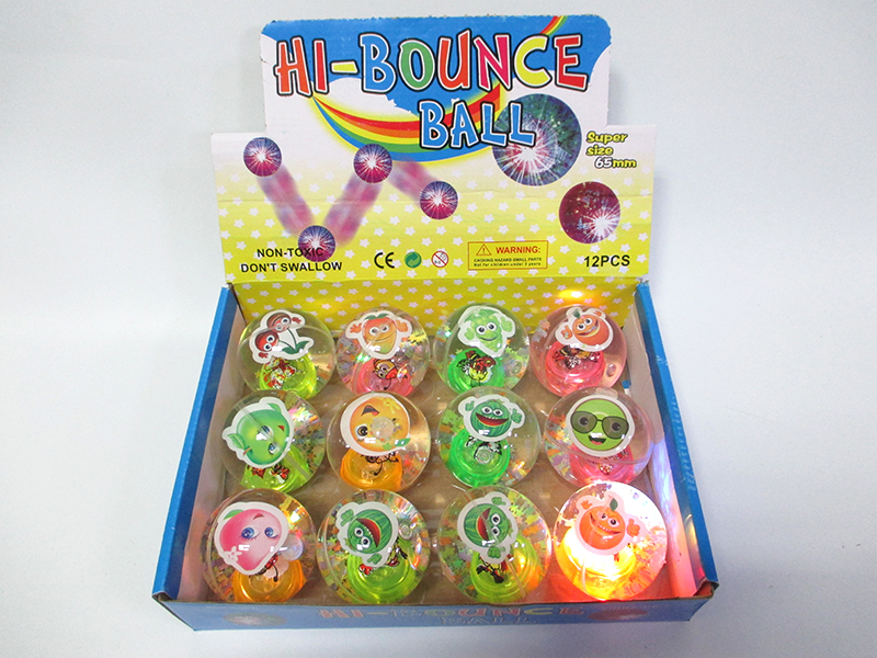 12PCS 6.5Cm Jumping Ball Toy