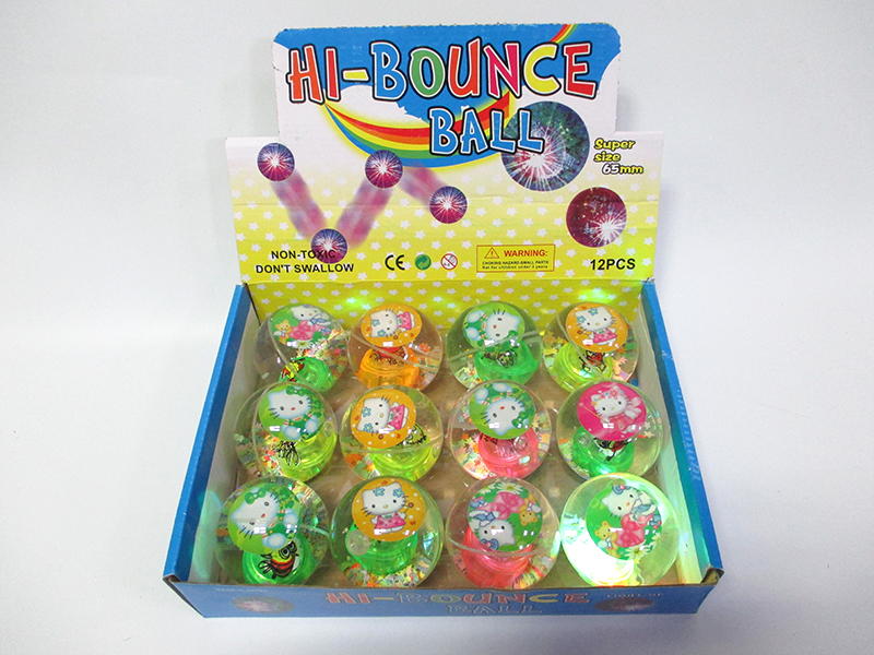 12PCS 6.5Cm Jumping Ball Toy