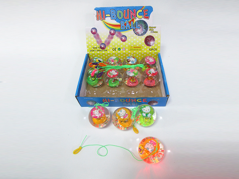 12PCS 6.5Cm Jumping Ball Toy