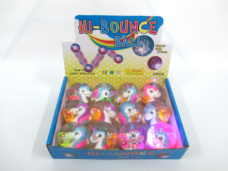 12PCS 6.5Cm Jumping Ball Toy