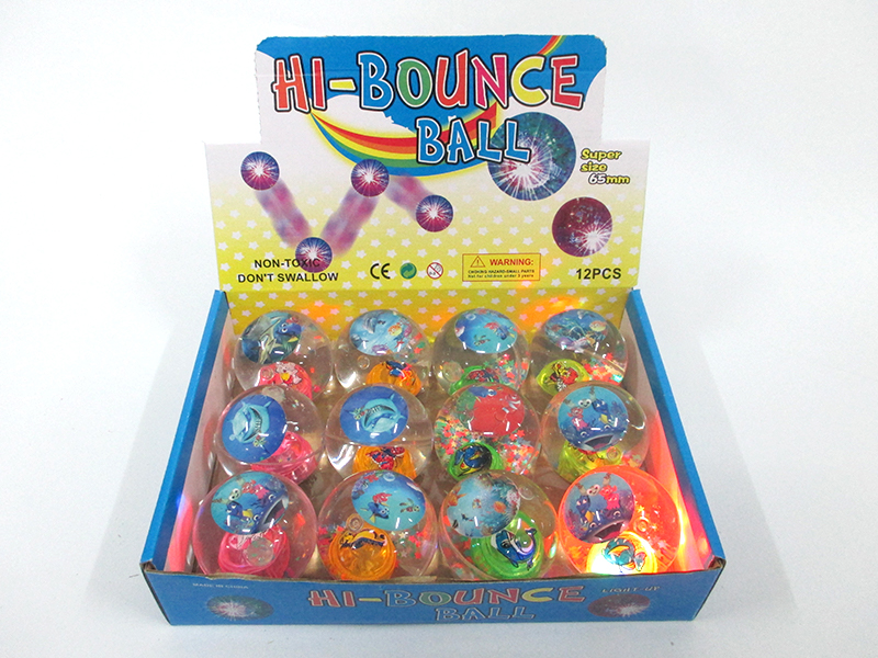 12PCS 6.5Cm Jumping Ball Toy