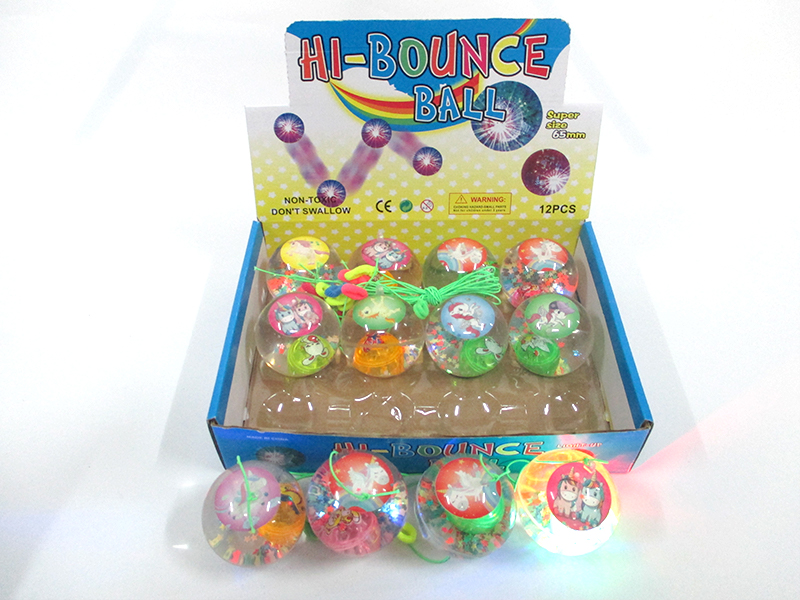 12PCS 6.5Cm Jumping Ball Toy