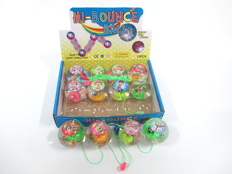 12PCS 6.5Cm Jumping Ball Toy