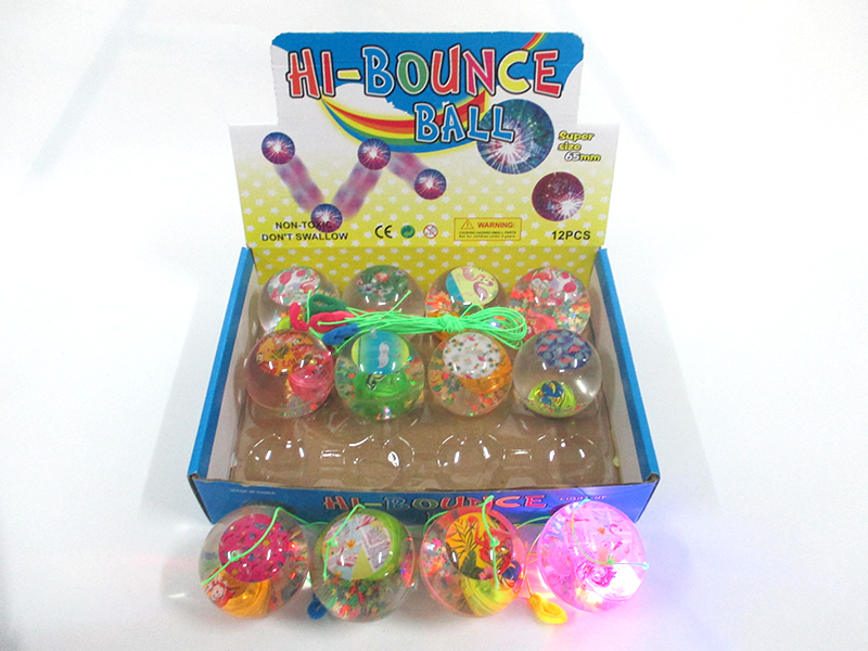 12PCS 6.5Cm Jumping Ball Toy