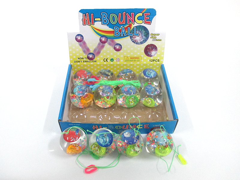 12PCS 6.5Cm Jumping Ball Toy