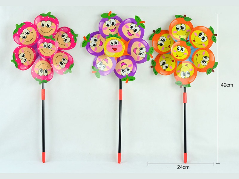 Fruit Cartoon Windmill Toy