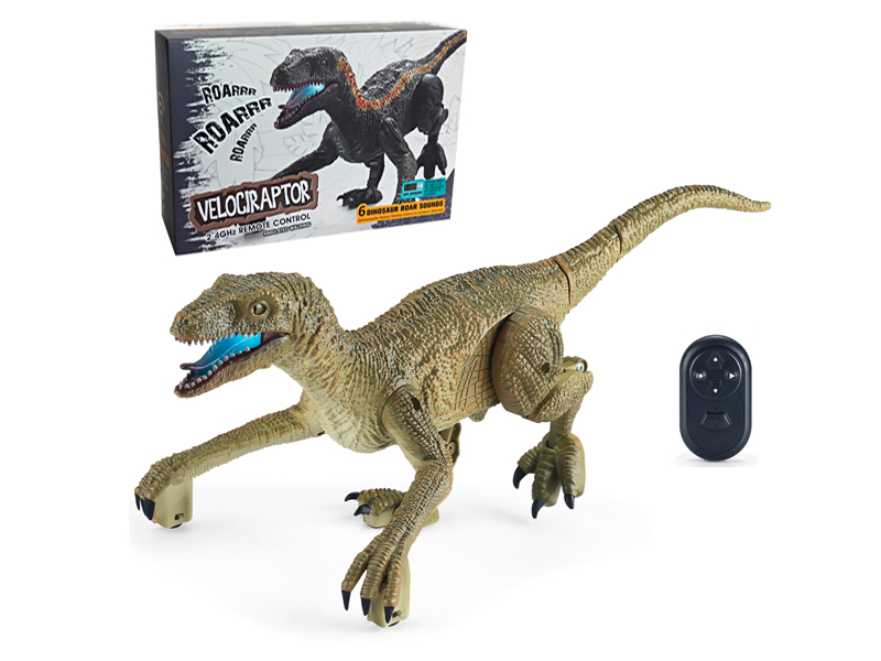 2.4G R/C Rage Raptor With Sound And Light(Brown Yellow)