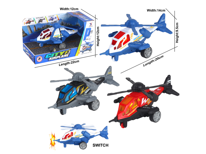 Friction Aircraft With Ic Sound And Light