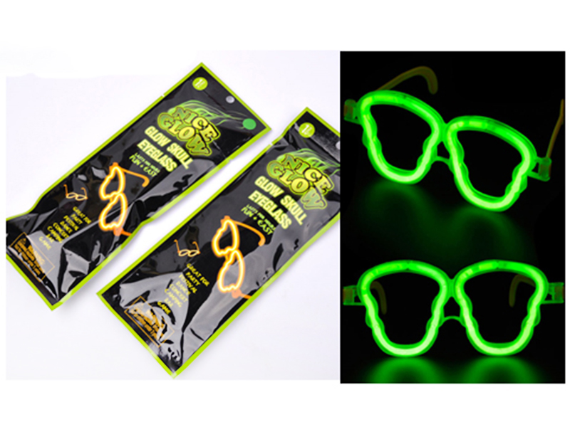 Glow Skull Glasses Party Decorations