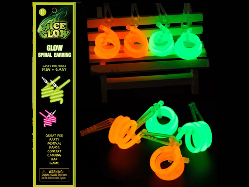 Glow Spiral Earring Party Decorations