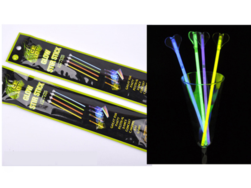 Glow Swizzle Stick Party Supplies 3pcs