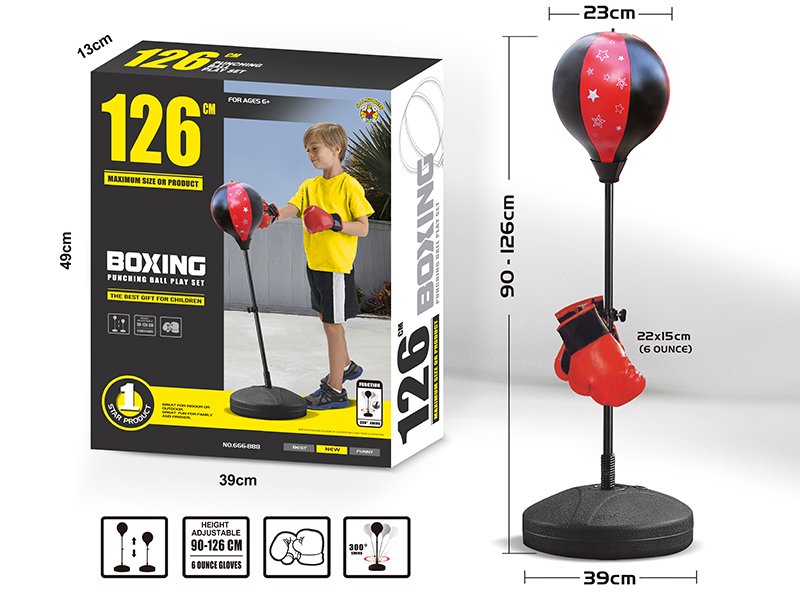 126cm Punching Ball Play Set