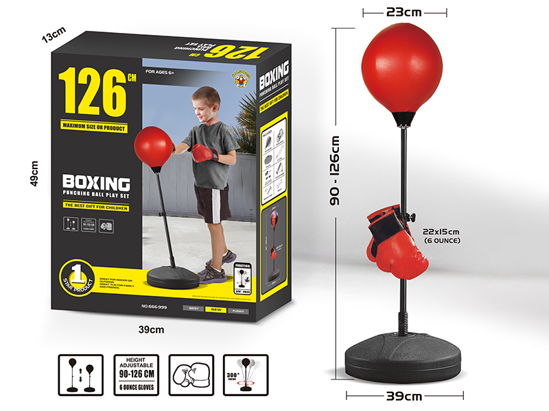 126cm Punching Ball Play Set