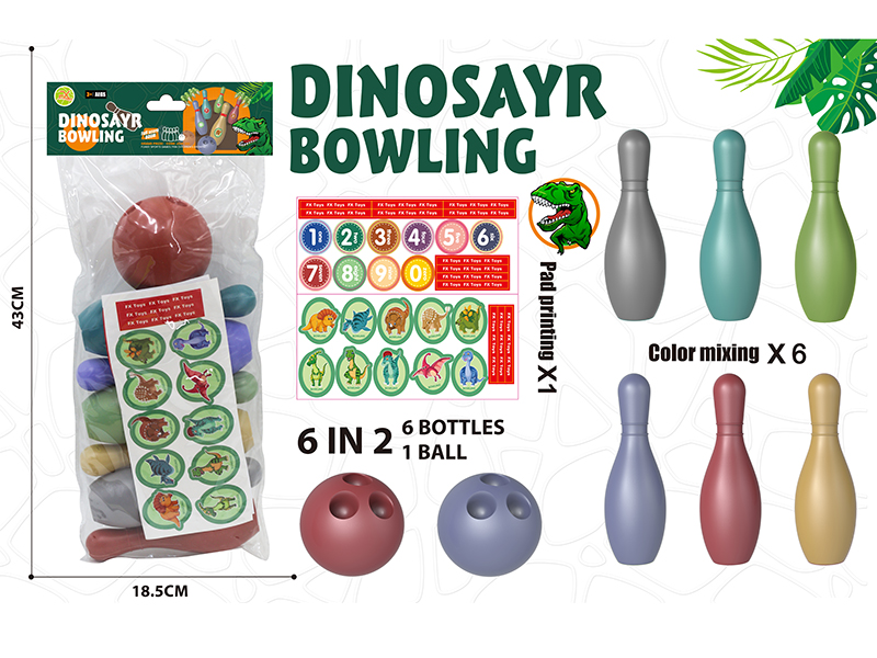 Medium Size Multicolour Bowling Toy(6 Colors)