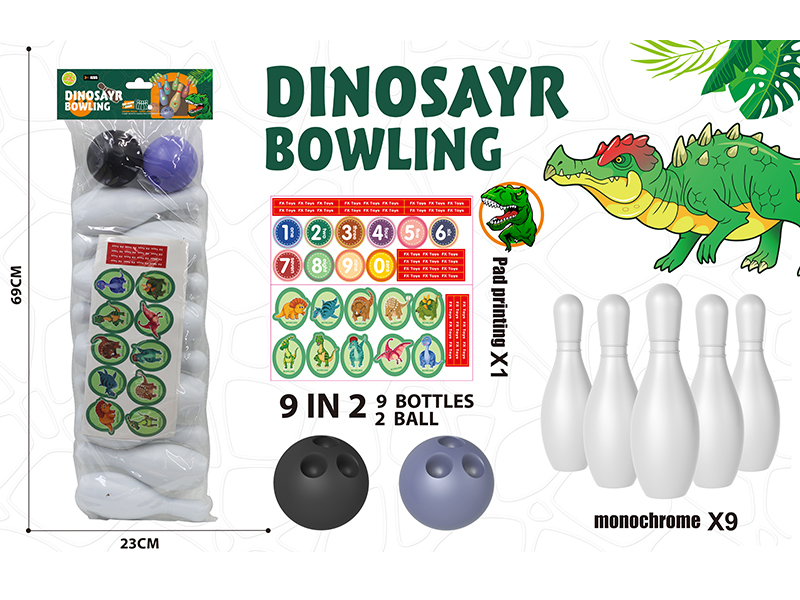 Large Size White Bowling Toy