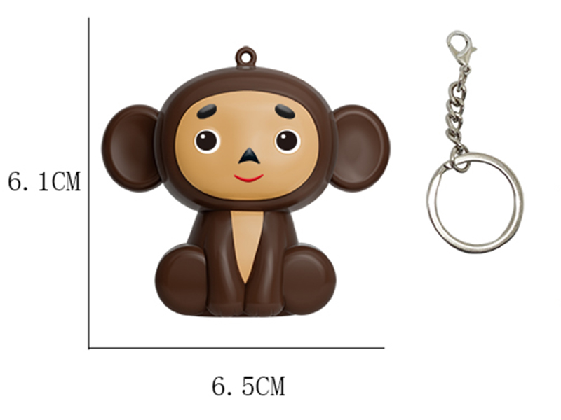 Monkey Keychain With Flash Lights