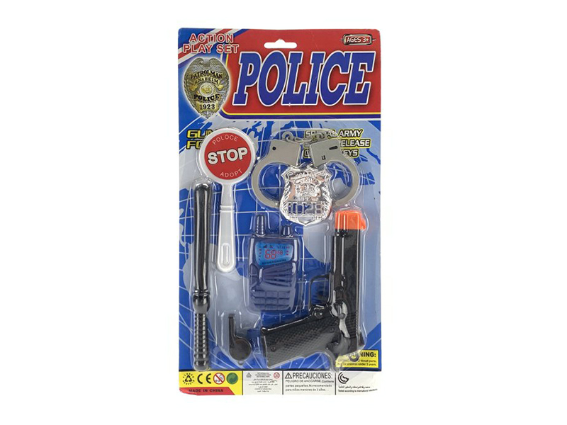 Black Flint Gun Police Set