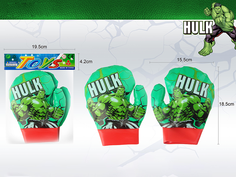 THe Hulk Pattern Pattern Boxing Gloves