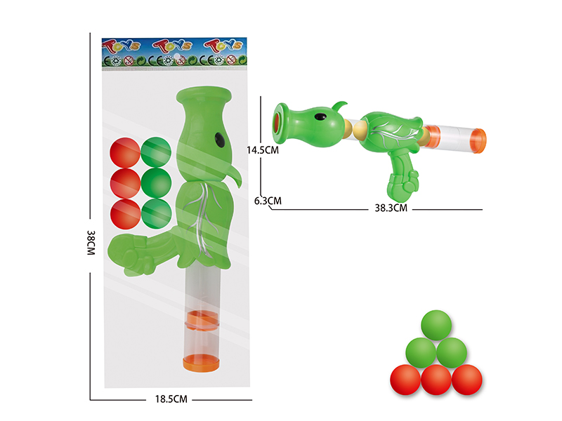 Plant Battle Air Powered Cannon Shooting Game