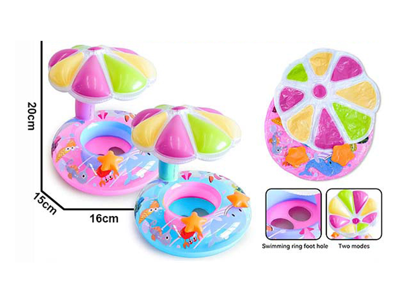 Swimming Mushroom Sun Umbrella Boat Water Toy