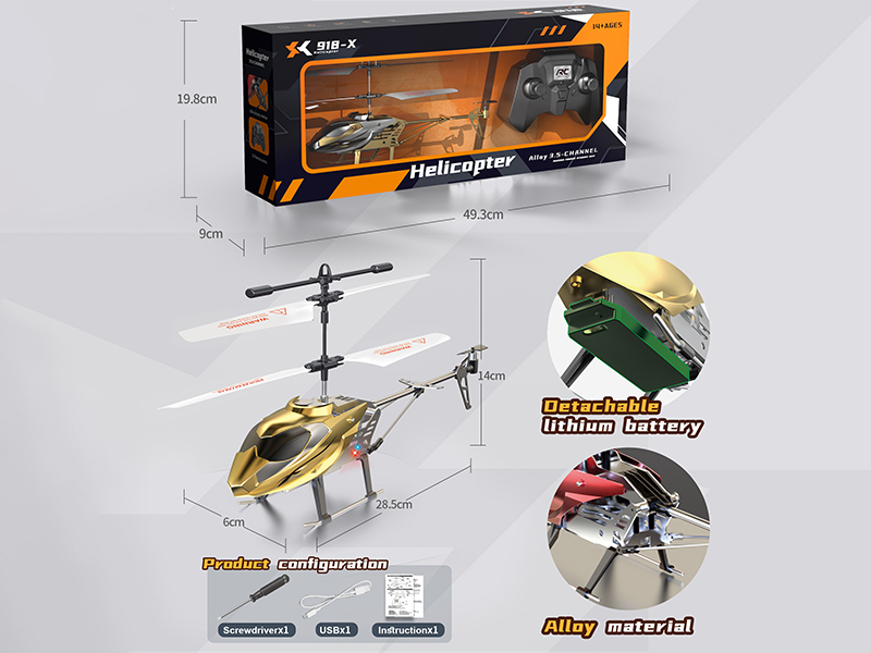 3.5-Channel Remote Control Alloy Helicopter