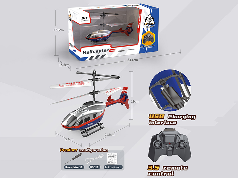 3.5-Channel Remote Control Helicopter