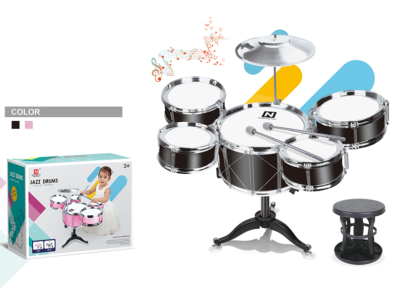 Jazz Drum Set(5 Drums + Chair)