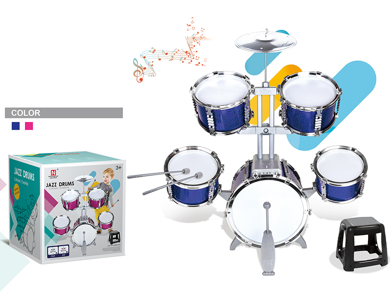 Jazz Drum Set(5 Drums + Chair)