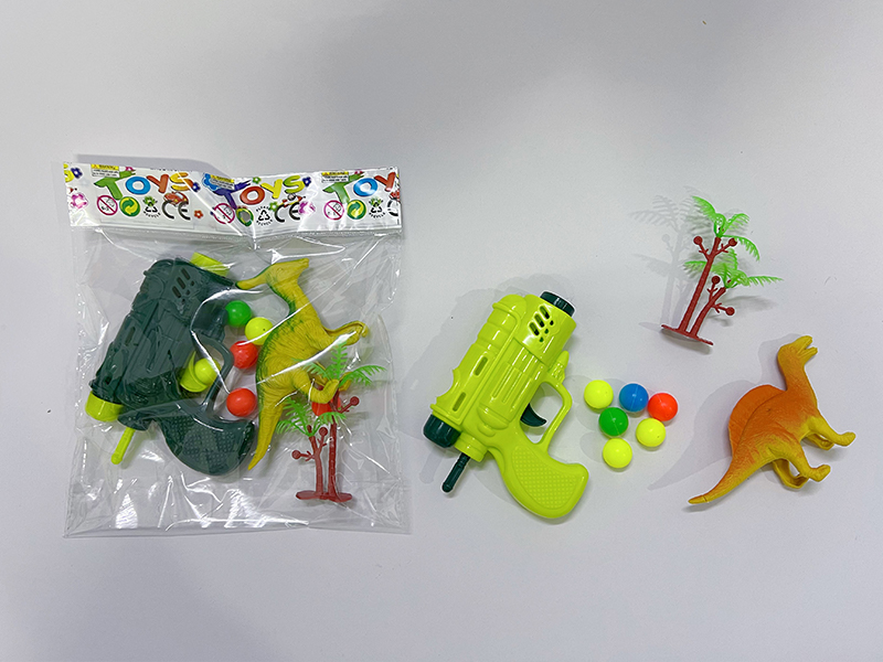 Table Tennis Gun+Dinosaur Set