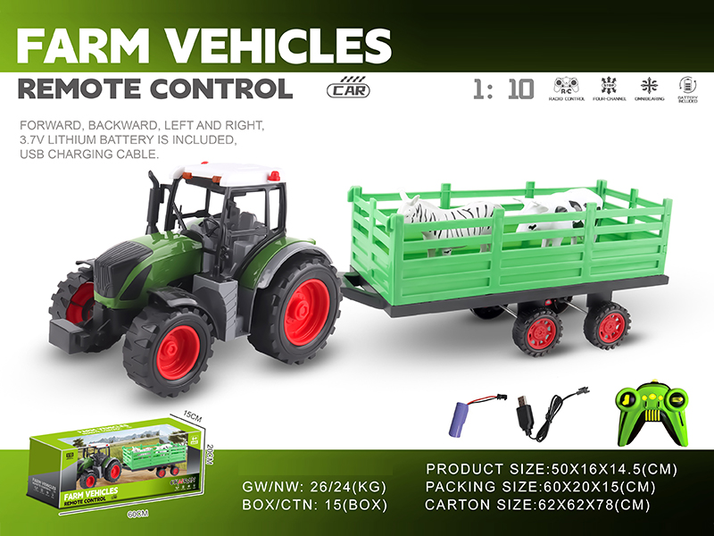 1:10 27MHZ 4H R/C Farmer's Car