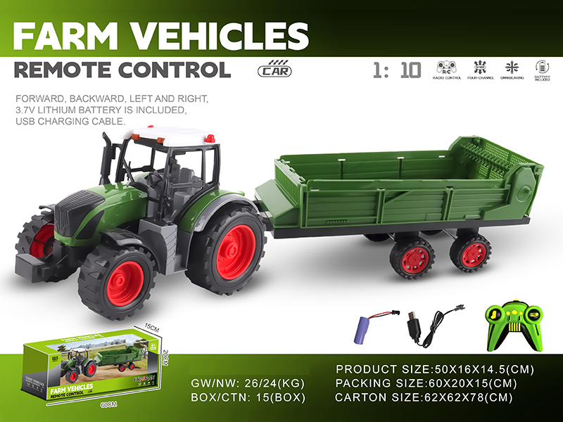 1:10 27MHZ 4H R/C Farmer's Car