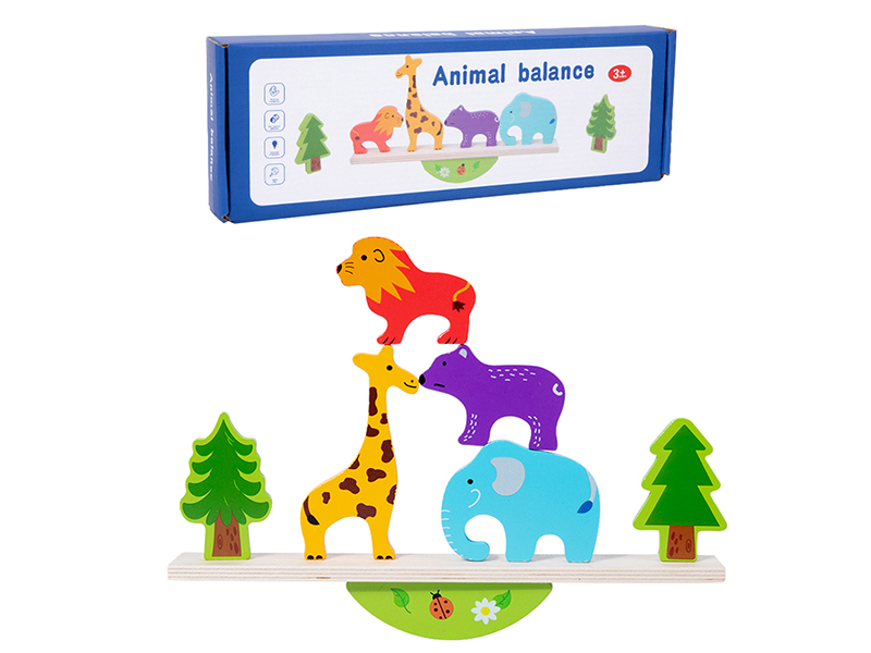 Wooden Animal Balance Blocks