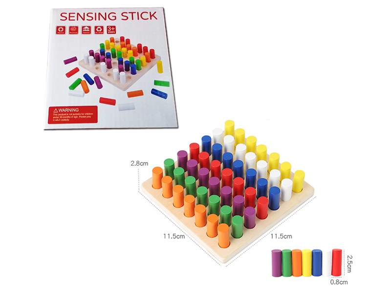 Montessori Sensory Stick Wooden Toys