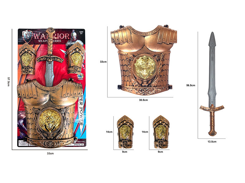 Bronze Weapon Set 4pcs