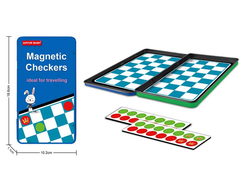 International Checkers (Magnetic Iron Box)