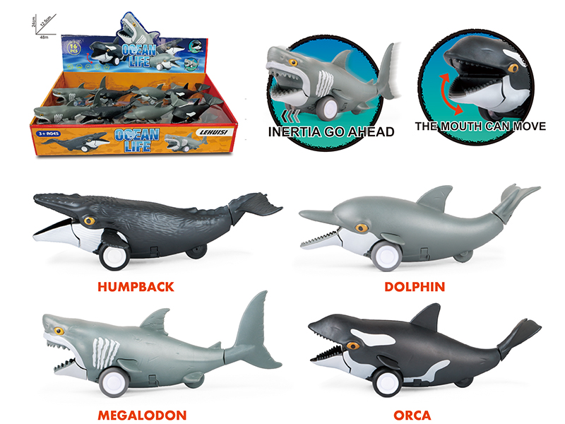 Friction Simulated Sea Animal Toy(16PCS)