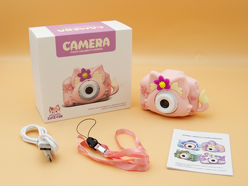 Cute Fox Children's Camera(Ordinary Definition Dual Cameras)