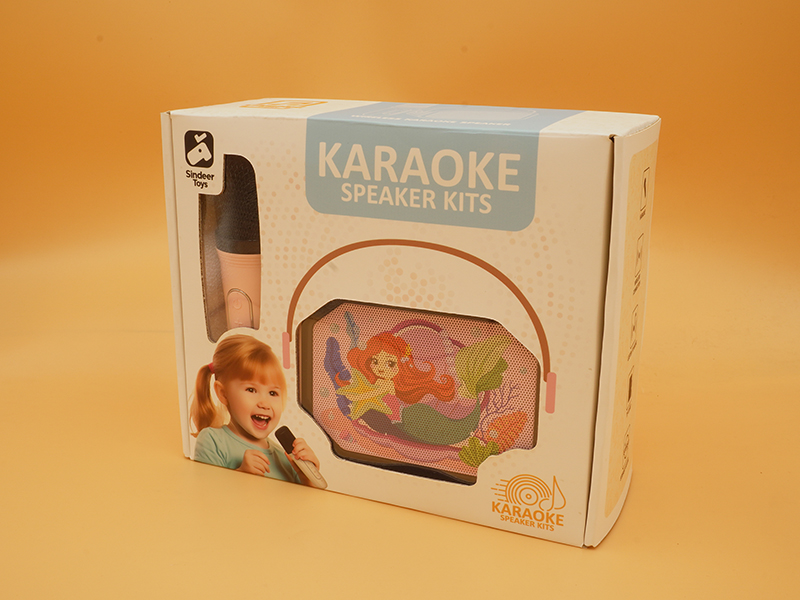 Mermaid Karaoka Microphone Soundbox Set(With Light)