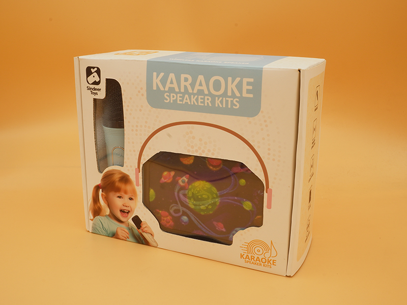 Karaoka Microphone Soundbox Set(With Light)