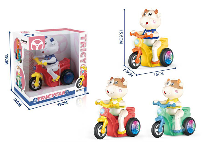 B/O Animal Tricycle With Lights And Music